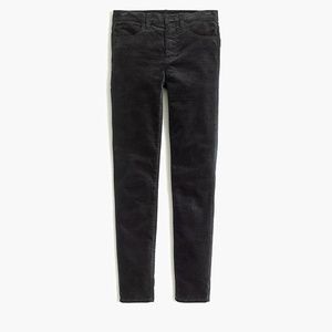 J.Crew Factory midrise skinny jean in black velvet size 27 new with tags